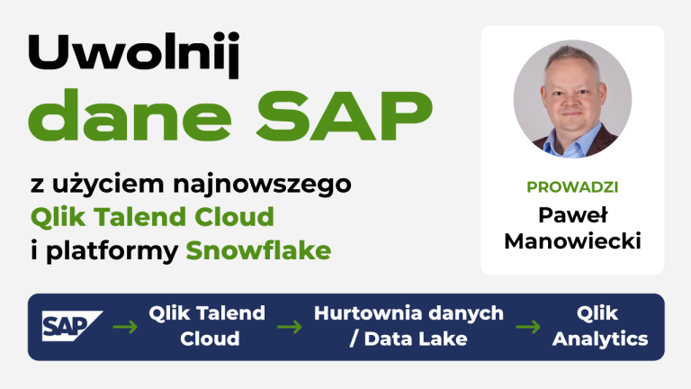 Uwolnij dane SAP z użyciem najnowszego Qlik Talend Cloud i platformy Snowflake