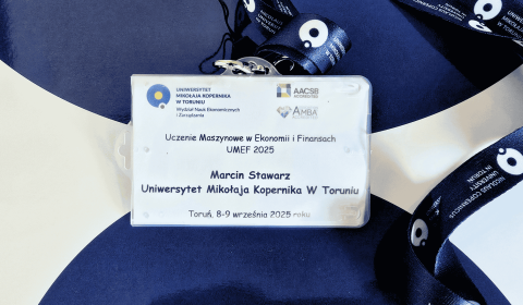 UCZENIE MASZYNOWE W EKONOMII I FINANSACH